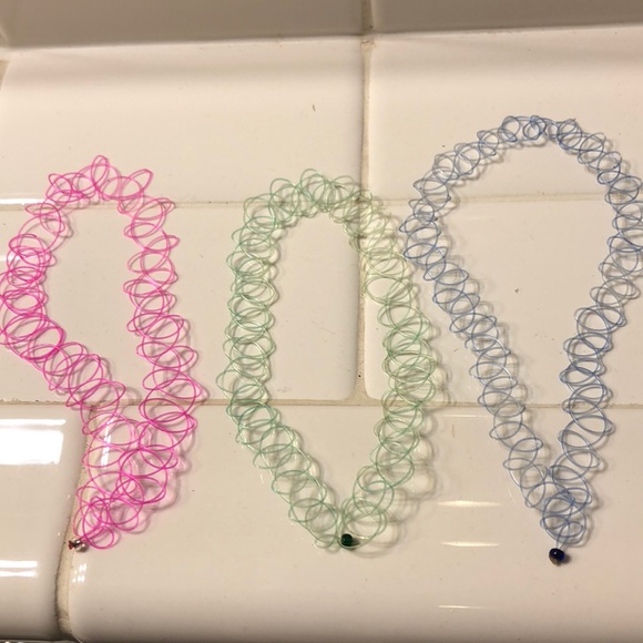 Colored Choker Bundle - Picture 1 of 2